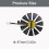 GPU Fan Efficient Cooling Fan 4/6/7Pin Connection For-4Pin 2