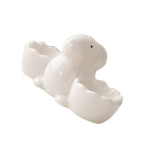 Soft Boiled Eggs Holder Breakfast Kitchen Cooking Tool-White