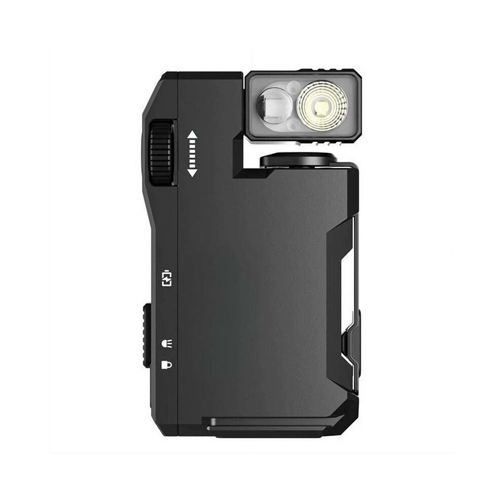 () G5 Flash Rechargeable 400 Lumens Magnetic Mini Led Rotation With 180 Black/Light