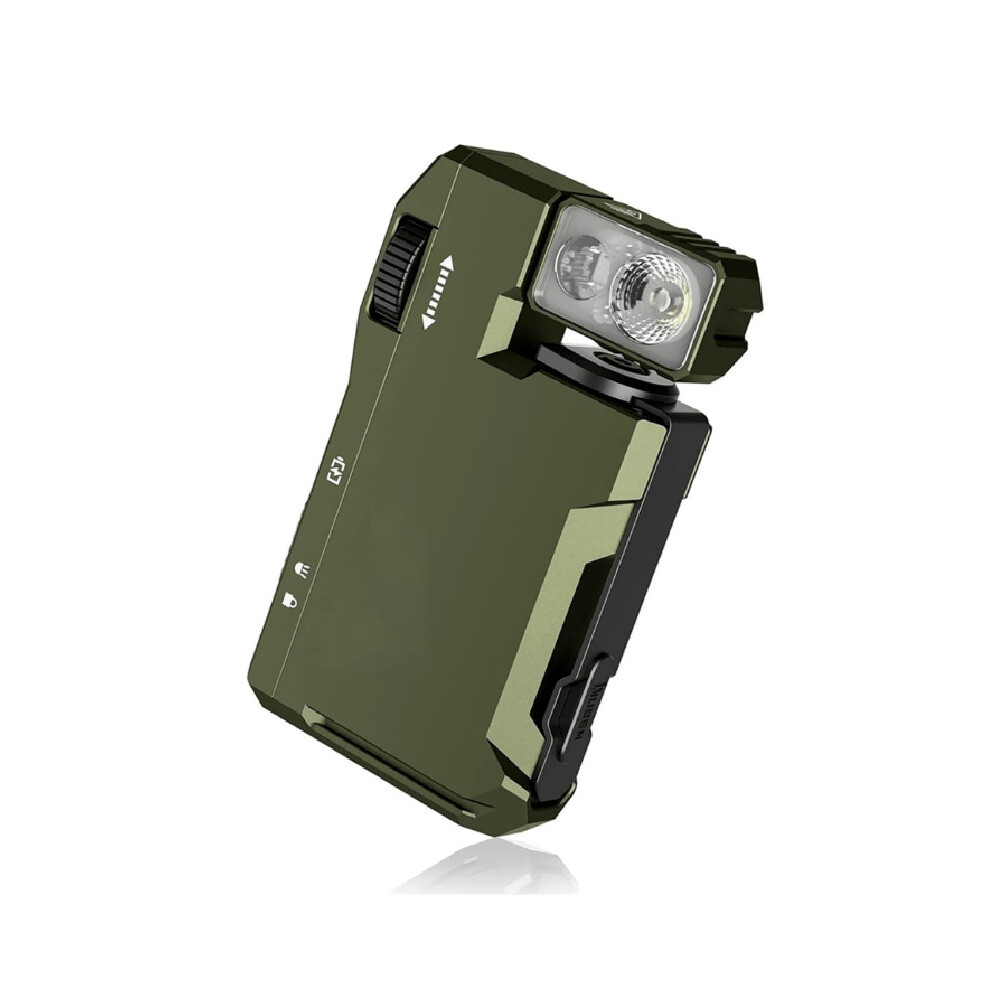 () G5 Flash Rechargeable 400 Lumens Magnetic Mini Led Rotation With 180 Green/Light