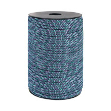 Durability Paracord Rope Militaries Tactically-purple blue grid