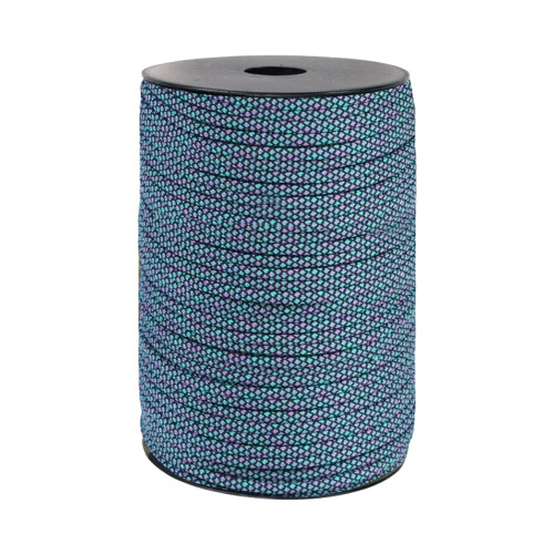 Durability Paracord Rope Militaries Tactically-purple blue grid