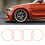 4PCS 18 Inch Wheel Rim Protectors Self Adhesive 11