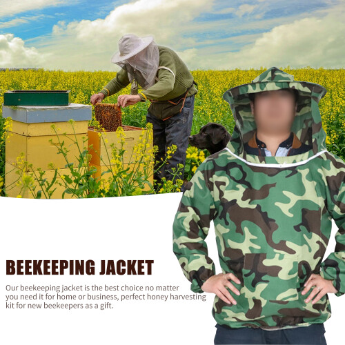 Honigmann Jacke mit Hut und Schleier, elastische Ärmel für Imker 1