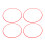 4PCS Wheel Rim Protector Aluminum Alloy Avoid 5