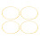 4Pcs 21 Inch Wheel Rim Protector Ring Aluminum 8
