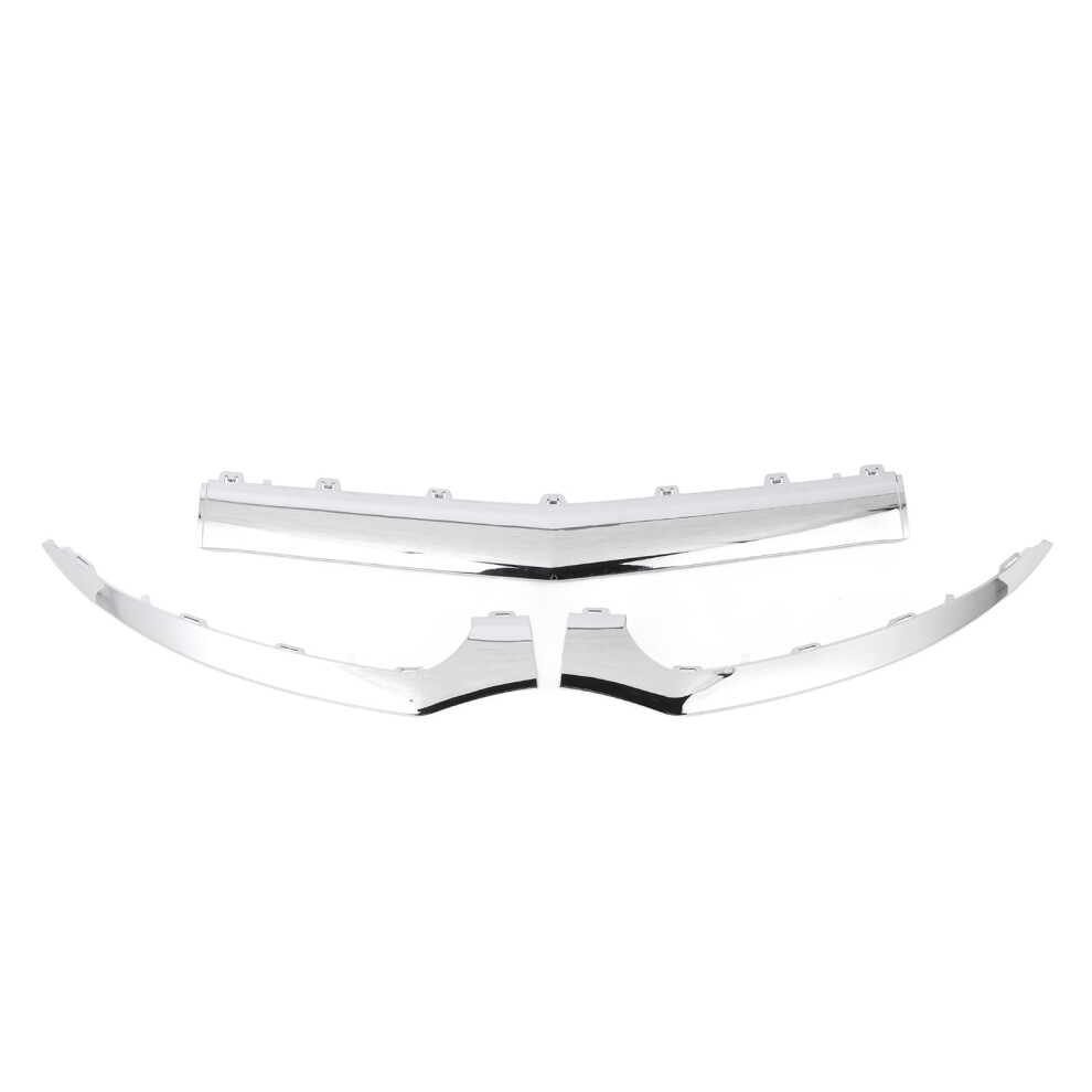 3Pcs Chrome Front Bumper Lower Trim Molding 8320539279817