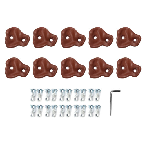 10PCS Rock Climbing Holds PE Ergonomic Comfortable