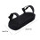 4 pezzi copri-cuscinetti per braccioli della sedia, 23x8x3 cm, nero 2