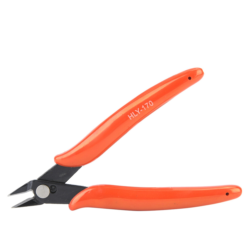 Mini Diagonal Pliers Electrical Wire Cable Cutter Red