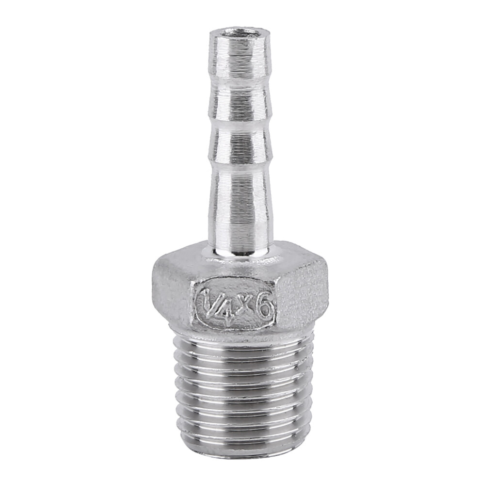 Male Threaded Steel Barb Hose Pipe Fitting Tail