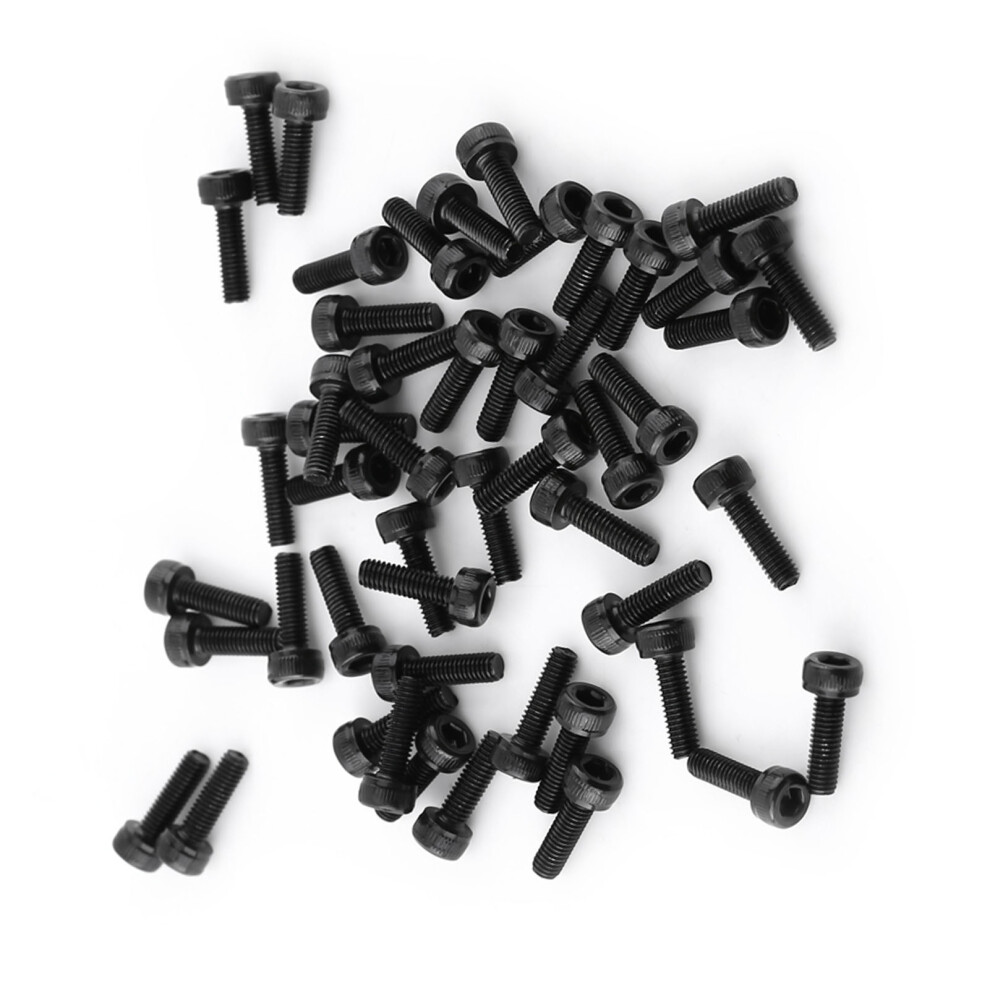 M3 Hex Socket Cap Head Screw Bolt Set Black