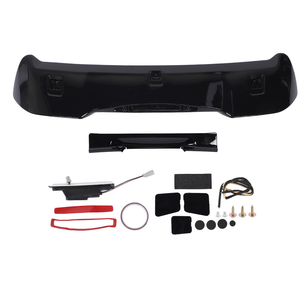 Rear Roof Spoiler Wing Aerodynamic Enhanced Black 8320539281032