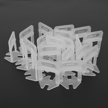 20 Stück 2mm Fliesen Leveler Clips Keramikbasis Abstandshalter Set für einfaches Fliesenebnen