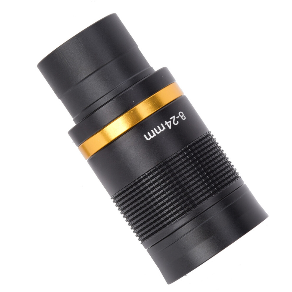 8~24Mm All Metal Telescopic Eyepiece With Film, 1.25In Connector Green 7671349456303