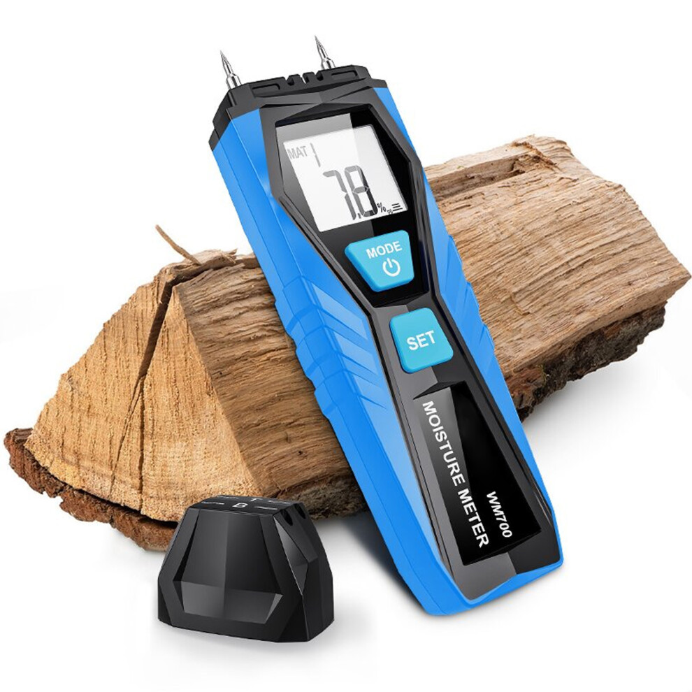 Digital Moisture Meter Wm700 For Wood & Building Materials, Lcd Display 9431349457667