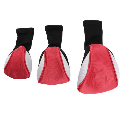 3pcs Club Head Cover with Interchangeable Tags