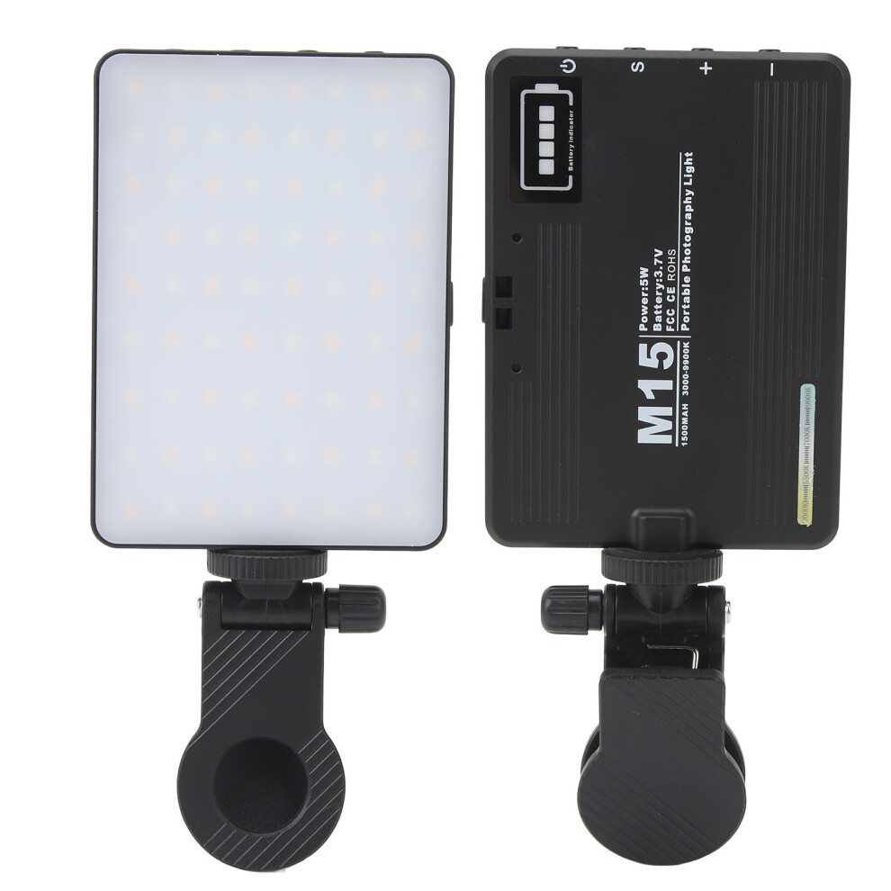 Adjustable Webcam Fill 3000K-9900K 72 Leds, 1500Mah Battery Light 7691349458213