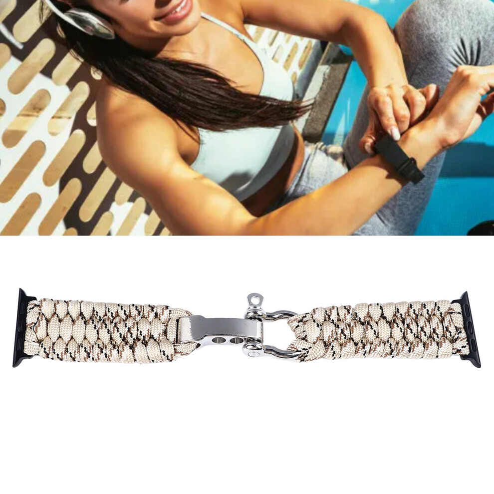 Flexible Hand Woven Nylon Watch Strap for SE Series, Desert Color-image-OPC-PKGBSRH-NEW