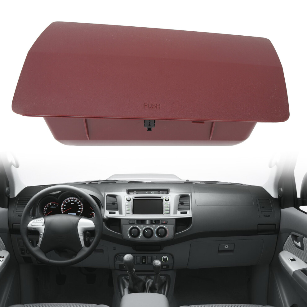 55042 0K020 Interior Storage Box For Hilux Vigo - Large Capacity Red 5041349458515