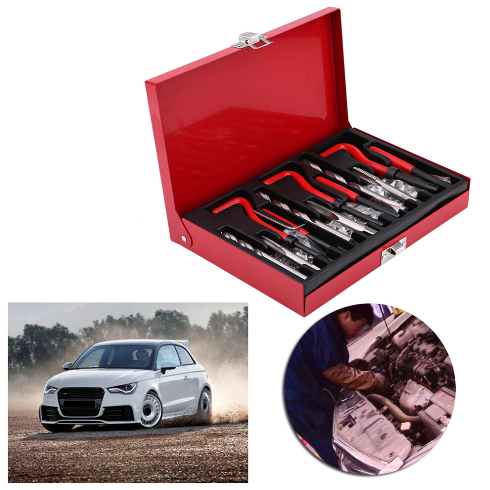88Pcs Thread Repair Kit M6 M8 M10 Tap Drill Insert Set For Automotive Repair 7671349458710