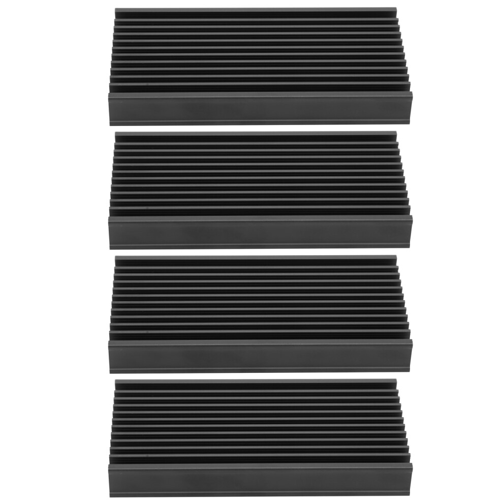 4Pcs Q50x12.7x100 Aluminum Heat Sink Cooler Chip