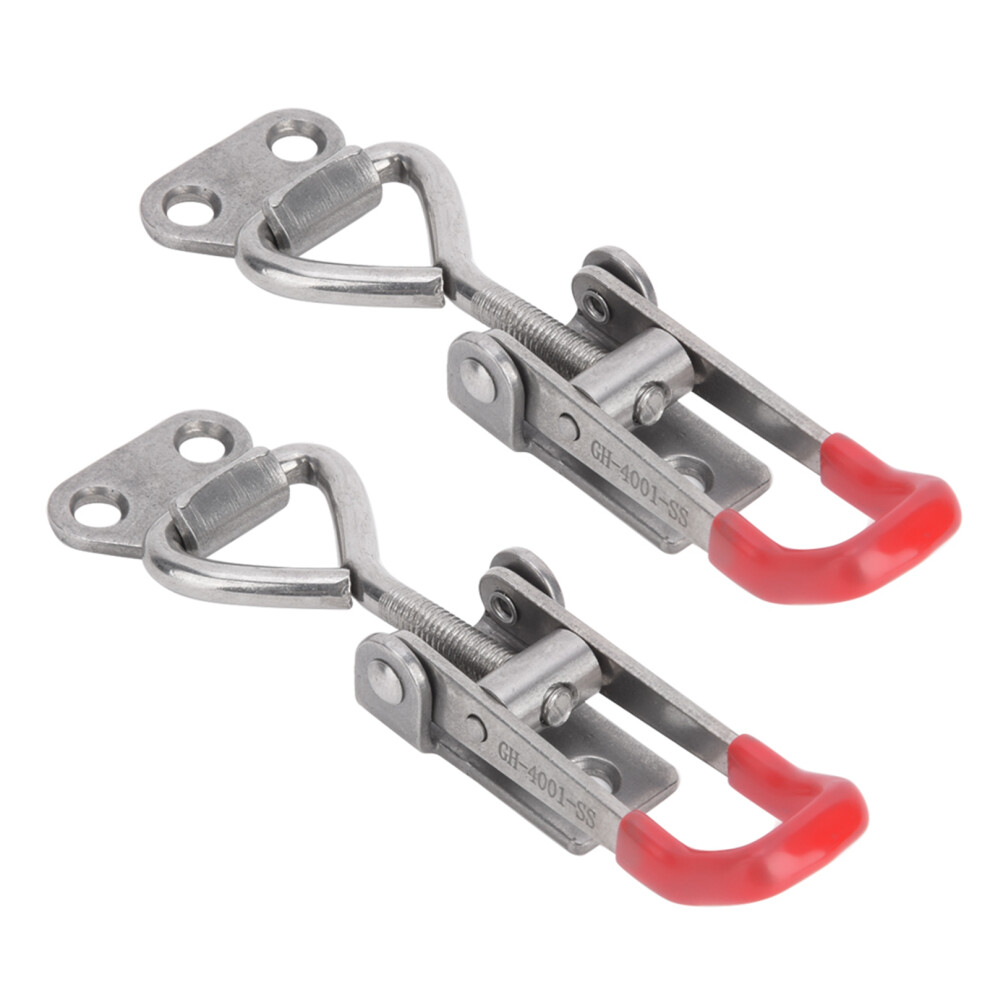 2Pcs Toggle Clamp Clip 304 Stainless Steel