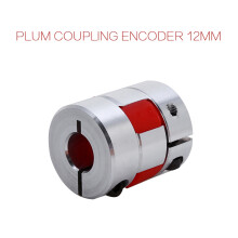 6.35mm x 12mm Flexible Plum Shaft Coupling CNC