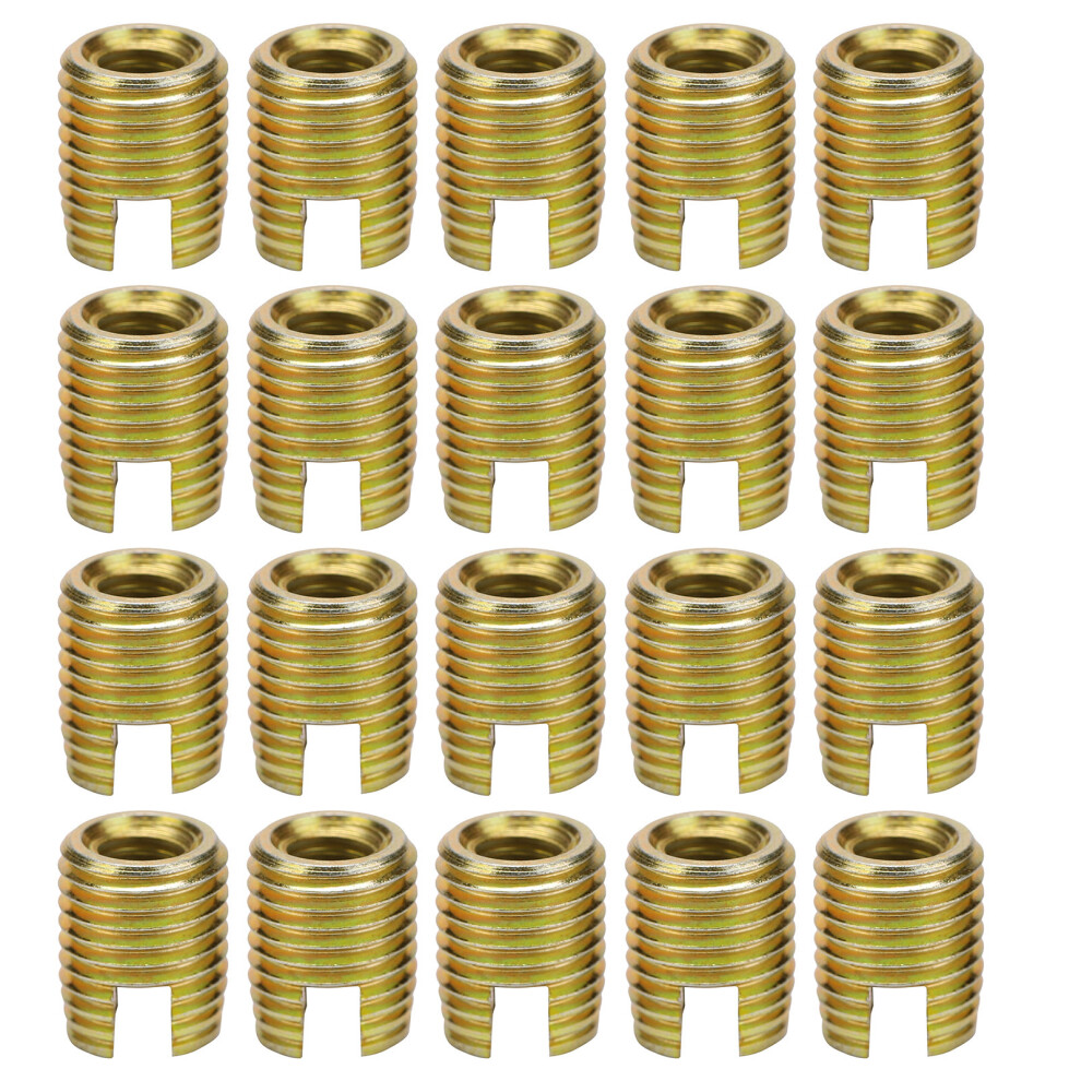 20Pcs 302 Carbon Steel Self tapping Thread Insert