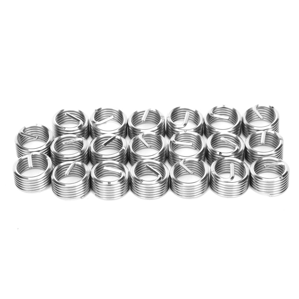 20Pcs Thread Repair Sleeve Bushing Screw Stainless