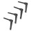 4PCS Metal Machine Knobs Adjustable Fixing Handle 10