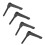 4PCS Metal Machine Knobs Adjustable Fixing Handle 5