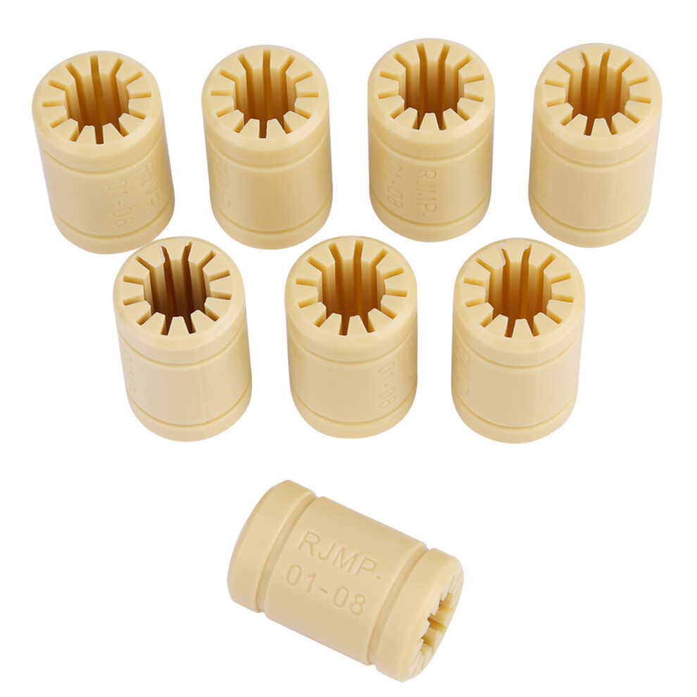 8 Pcs/Set 3D Printer Solid Polymer LM8UU Bearing