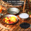 High-Intensity Camping Plates Portable Metal 8