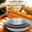 High-Intensity Camping Plates Portable Metal 9