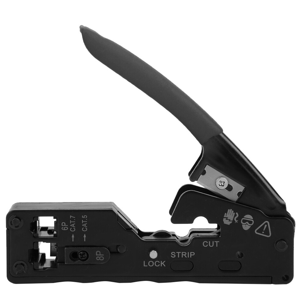 Network Wire Crimper Stripper Cutter Crystal Head