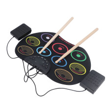 Portable Silicone Roll-up Electronic Drum Set for Kids, Easy Play