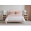 Modern Sculpted Bedside Cabinet | Blush Pink Resin Finish 6