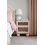 Modern Sculpted Bedside Cabinet | Blush Pink Resin Finish 7