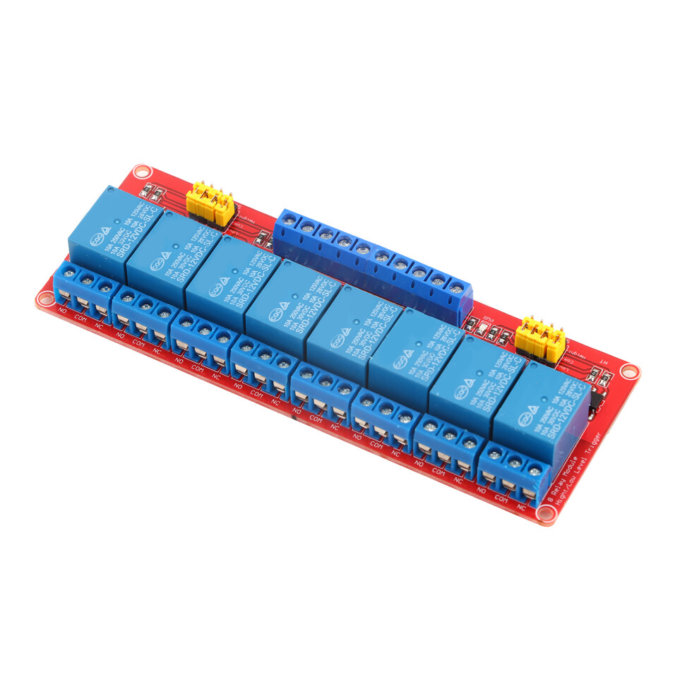 8 Channel Optocoupler Relay Module Board High &