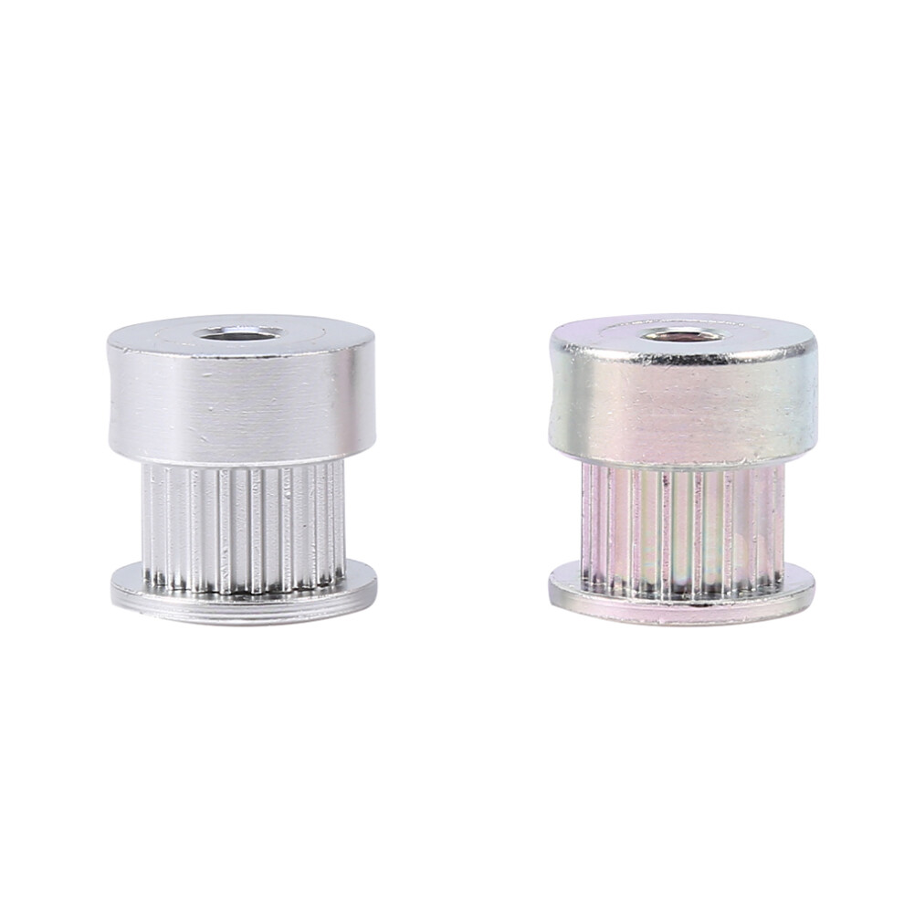 2pcs Aluminum Alloy Gear Tooth Pulley 5mm Inner