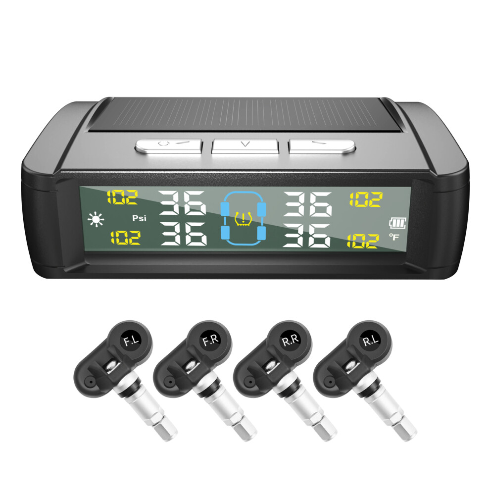 Tire Pressure Monitoring System, Wireless Solar 8320539286839
