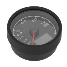 2,5 Zoll Digital Turbo Boost Anzeigeanzeige mit 7-Farbiger Hintergrundbeleuchtung, 12V Universell