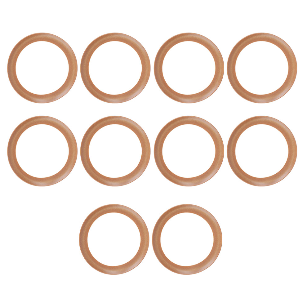 10PCs Pump Piston Rings Rubber Insulation for