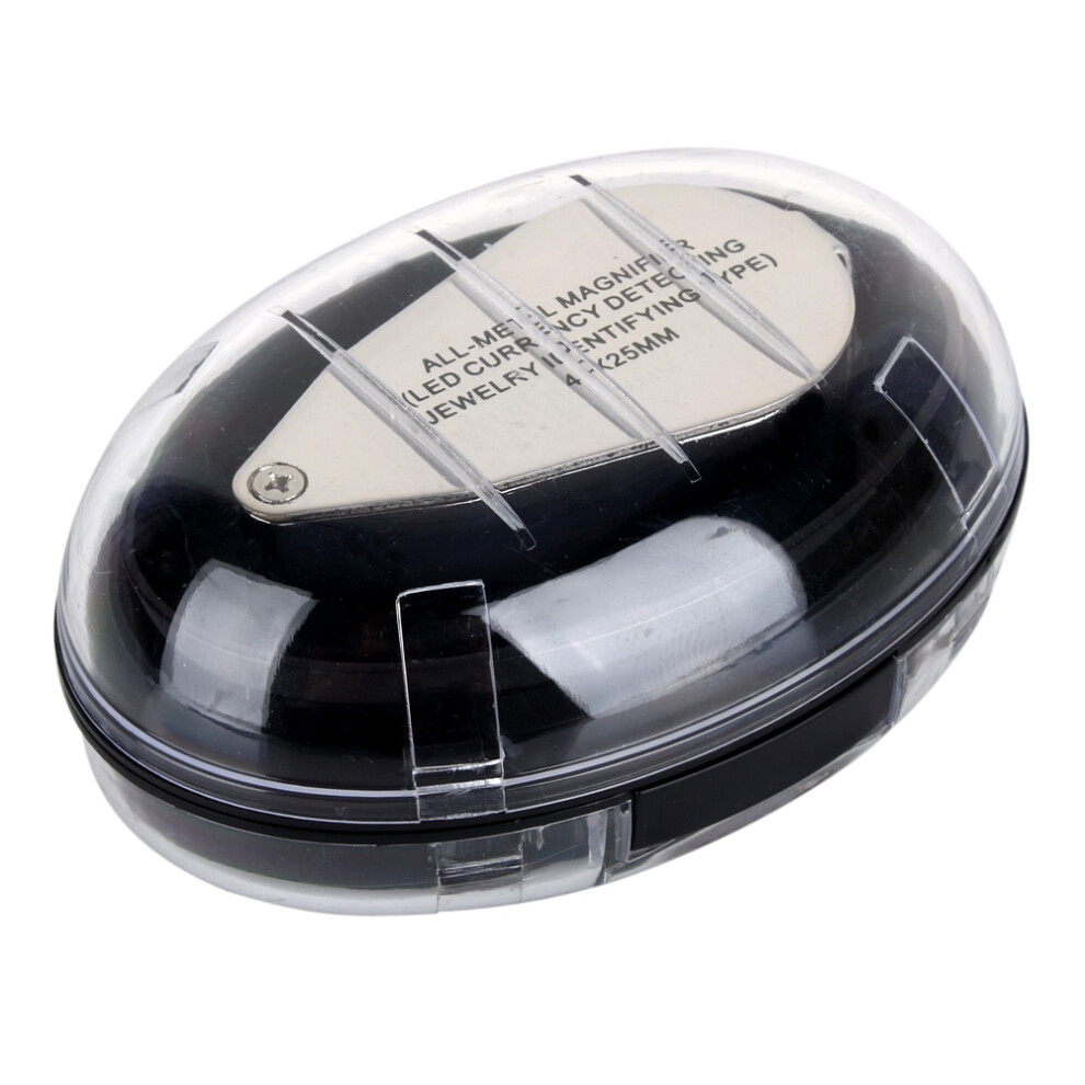 40X LED Jewelry Folding Magnifying Glass Loupe