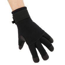 3 mm Anti-Abnutzungs Schwarze Neopren-Tauchhandschuhe für Schnorcheln (Größe L)