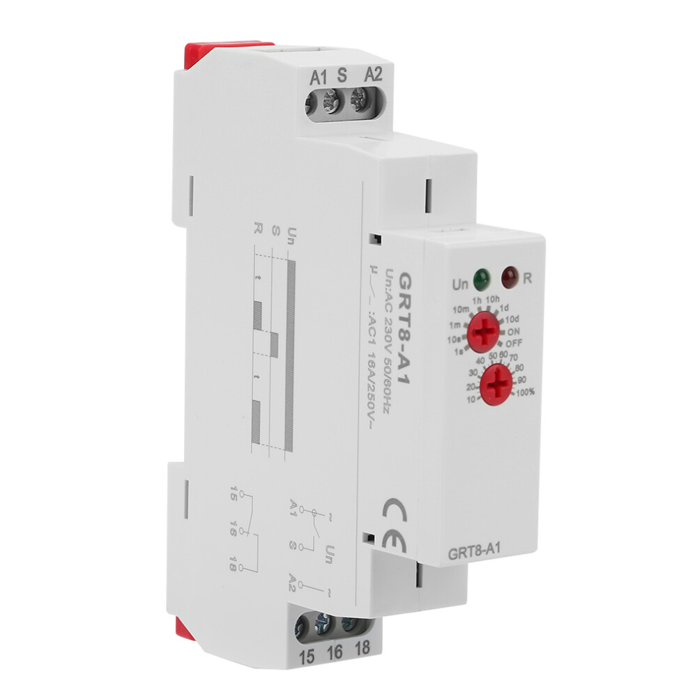 GRT8‑A1 Mini Power On Delay Time Relay DIN Rail