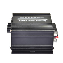 DC12V HiFi Car Amplifier AK170 & AK370, 20W Stereo Receiver in Black
