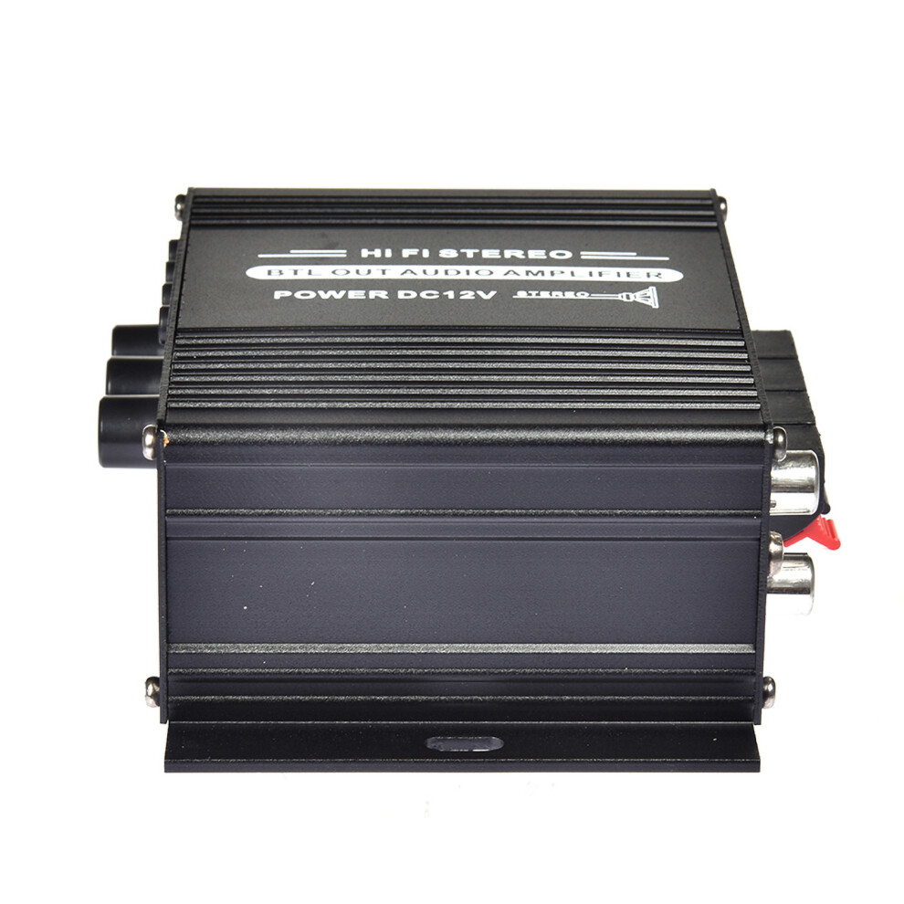 Dc12v Hifi Car Amplifier Ak170 & Ak370, 20W Stereo Receiver In Black 3391349467300