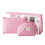 Set da 3 pochette per trucco - PVC trasparente, rosa da viaggio 2